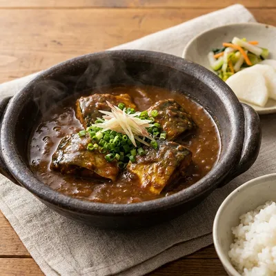 さばのカレーみそ煮込み