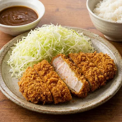 カレー風味のとんかつ