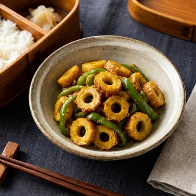 カレーちくわ炒め