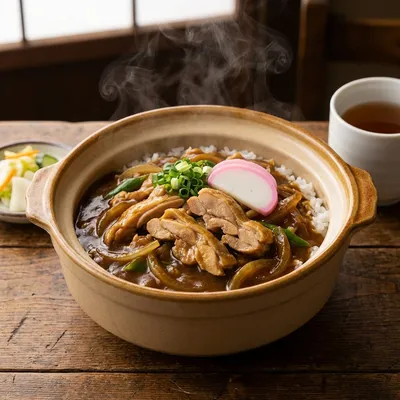 そば屋のカレー丼