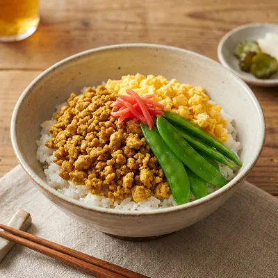 カレーそぼろ丼