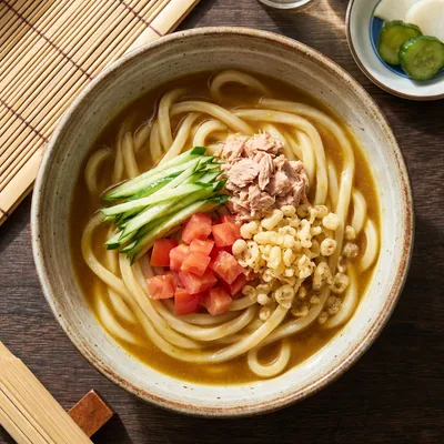 冷やしカレーうどん