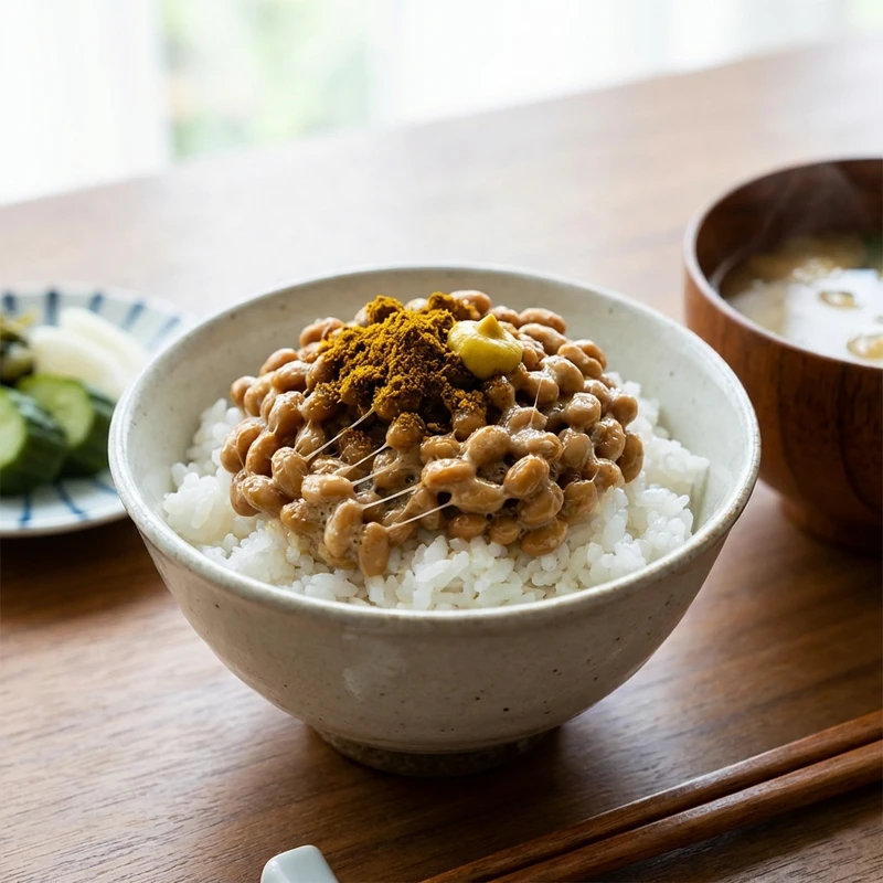 無限カレー納豆