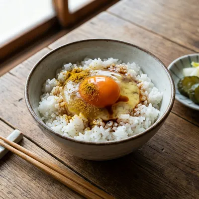 大人のカレー風味TKG