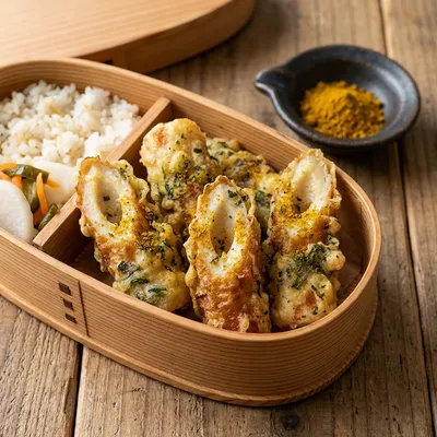ちくわのカレー磯辺揚げ風